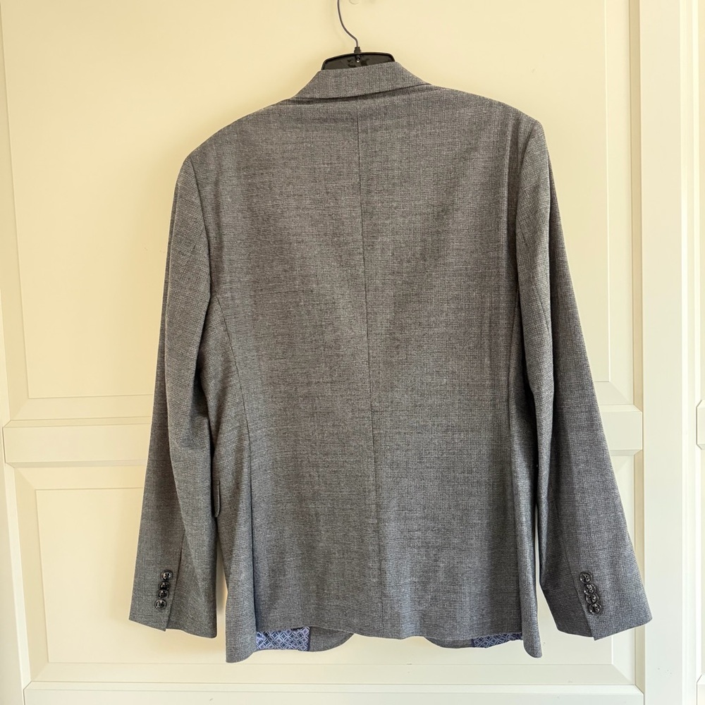 Ted Baker London Ralph CT Gray Wool Blend Blazer Size 40R 41555 - Picture 3 of 10